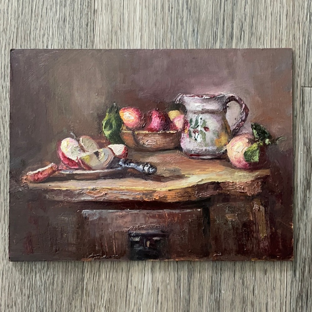 Oil painting-still life